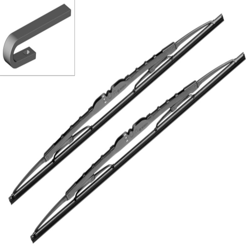 Щетка каркасная Bosch 550C 550 мм, 2 шт купить,NaN