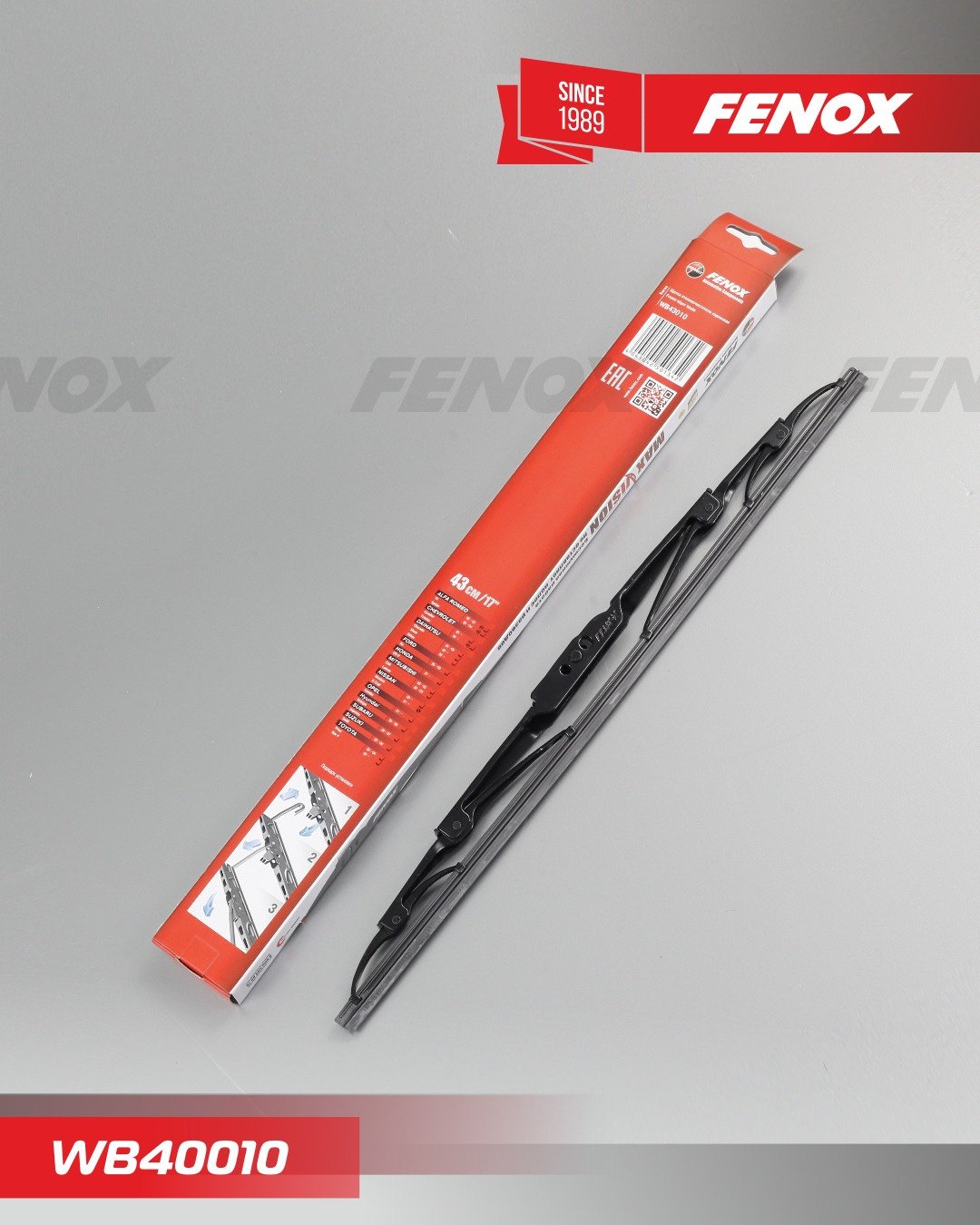 Щетка каркасная FENOX WB40010 400 мм, 1 шт купить,NaN
