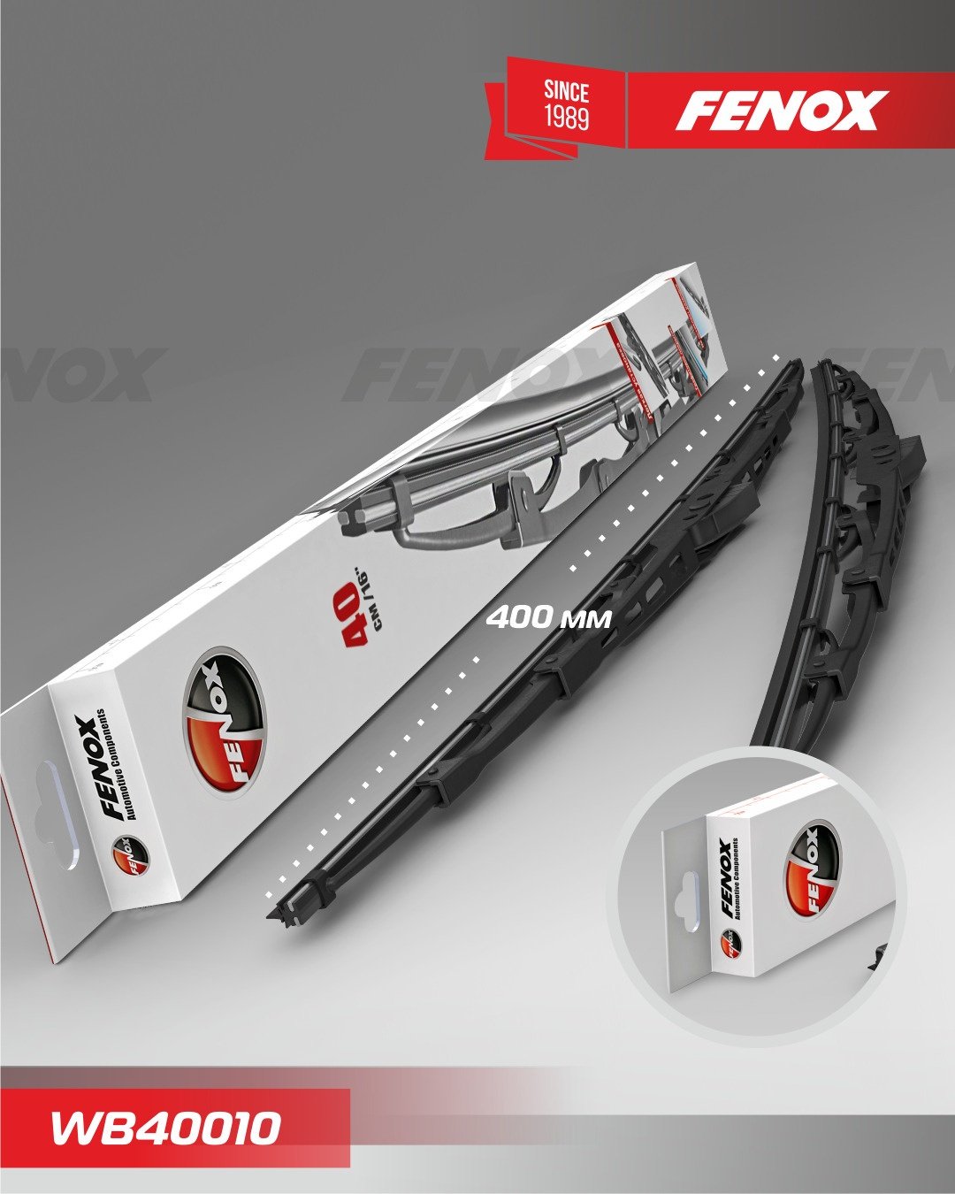 Щетка каркасная FENOX WB40010 400 мм, 1 шт купить,NaN