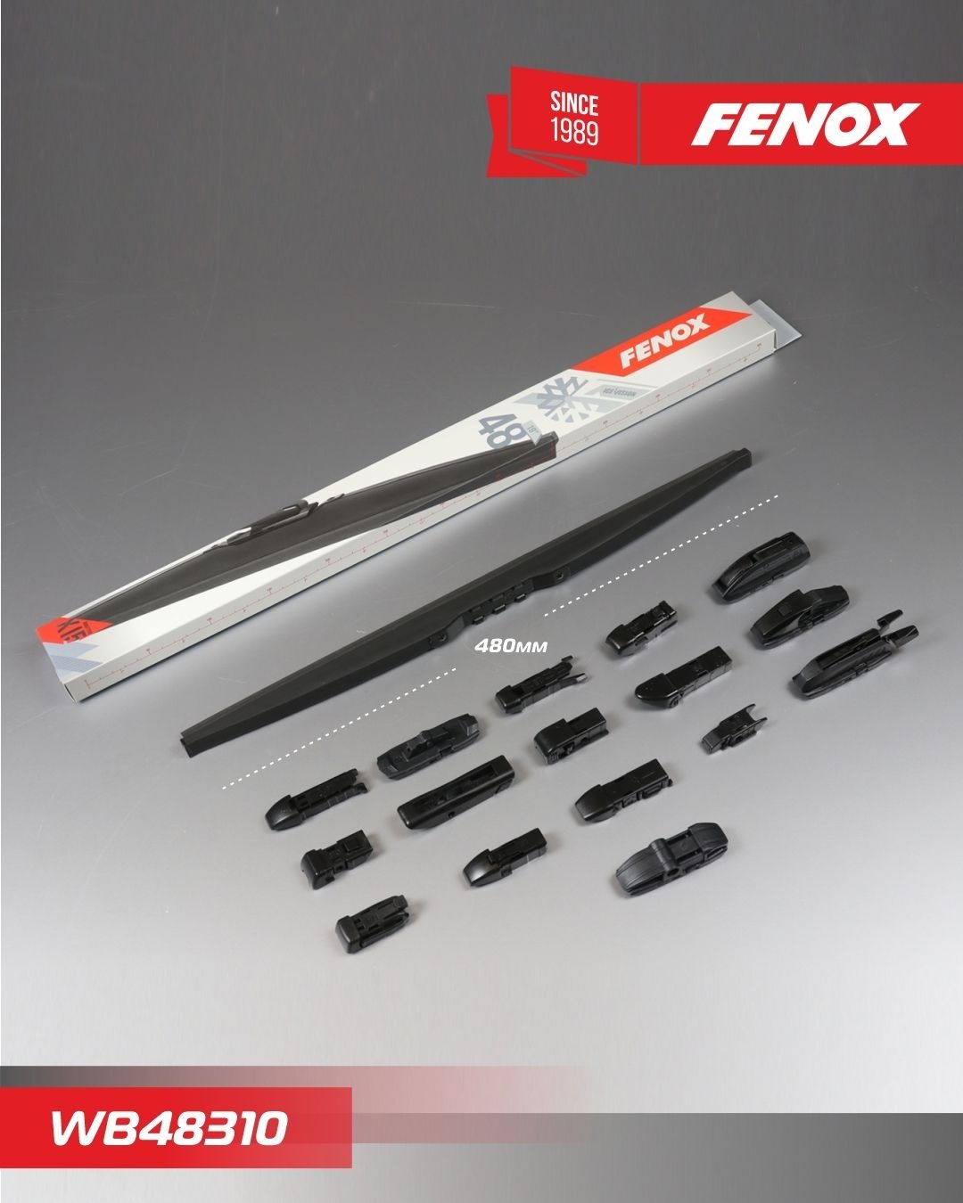 Щетка каркасная FENOX WB48310 480 мм, 1 шт купить,NaN