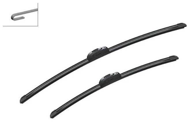Щетка бескаркасная Bosch 3 397 007 706 650 мм, 2 шт купить,NaN