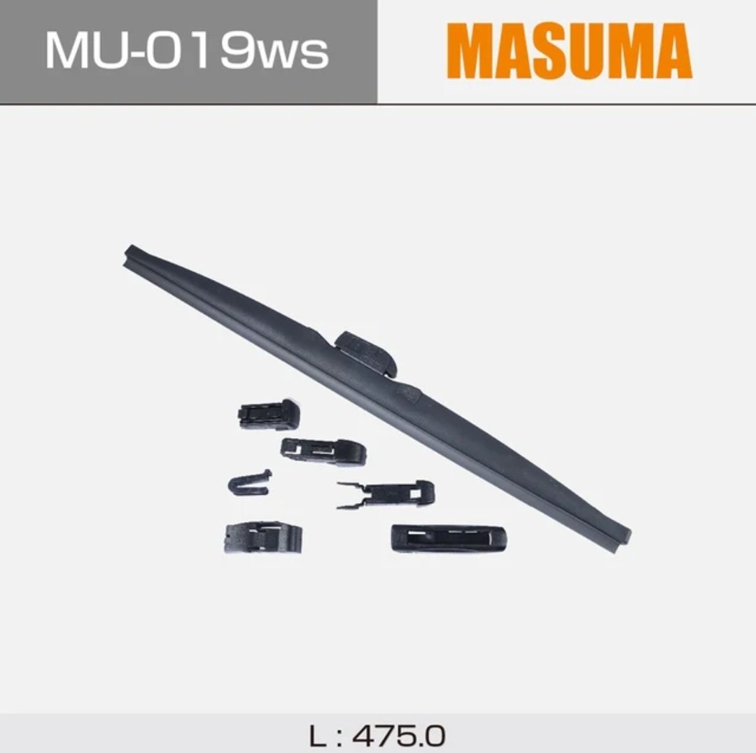 Щетка каркасная MASUMA Mu-019ws 475 мм, 1 шт купить,NaN