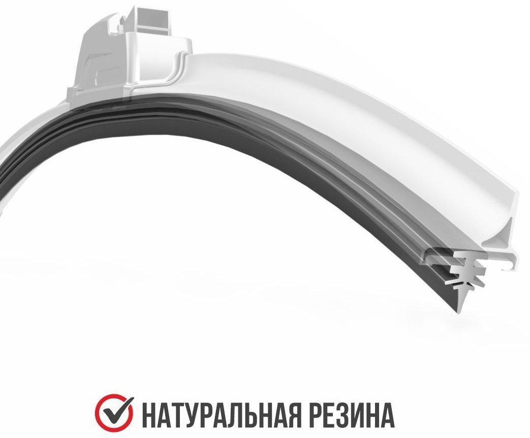Щетка бескаркасная FENOX WB45220 450 мм, 1 шт купить,NaN