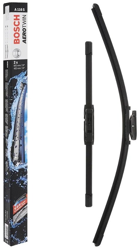 Щетка бескаркасная Bosch A116S 600 мм, 1 шт купить,NaN