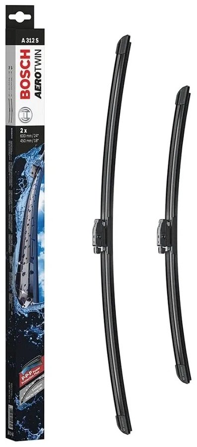 Щетка бескаркасная Bosch A312S 600 мм, 1 шт купить,NaN