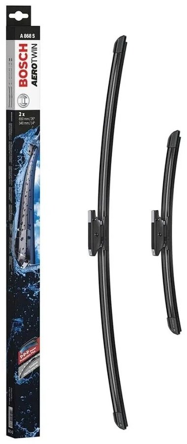 Щетка бескаркасная Bosch A868S 650 мм, 1 шт купить,NaN