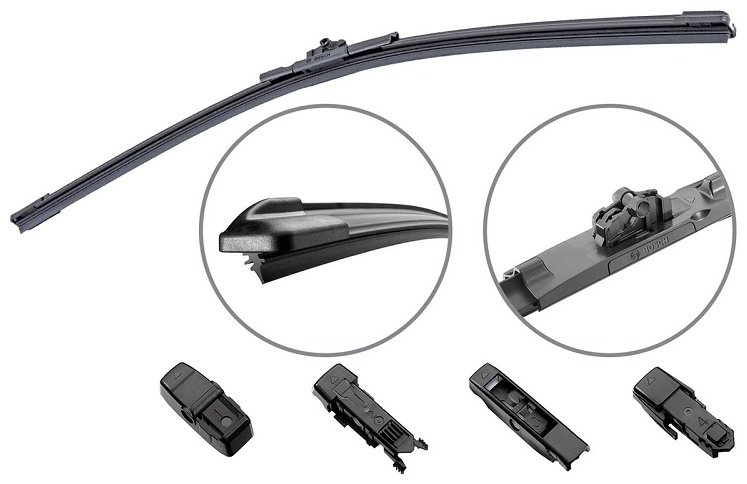 Щетка бескаркасная Bosch AP600U 600 мм, 1 шт купить,NaN