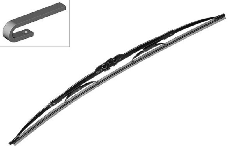 Щетка каркасная Bosch 500U 500 мм, 1 шт купить,NaN