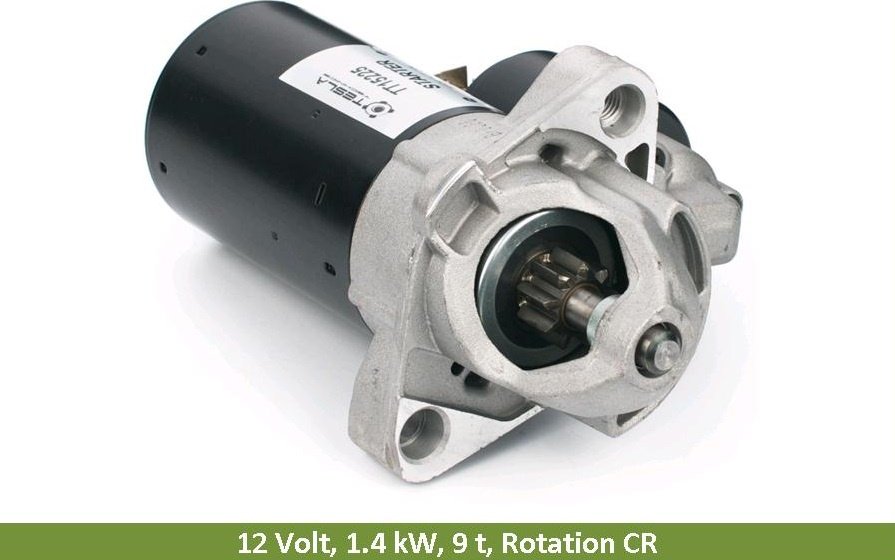 СТАРТЕР 12V, 1.4kW 9=Z CR AUDI 80/100/A4/A6/A8 2.6/2.8/1.9TDI 91-00 /TT15225 купить,NaN