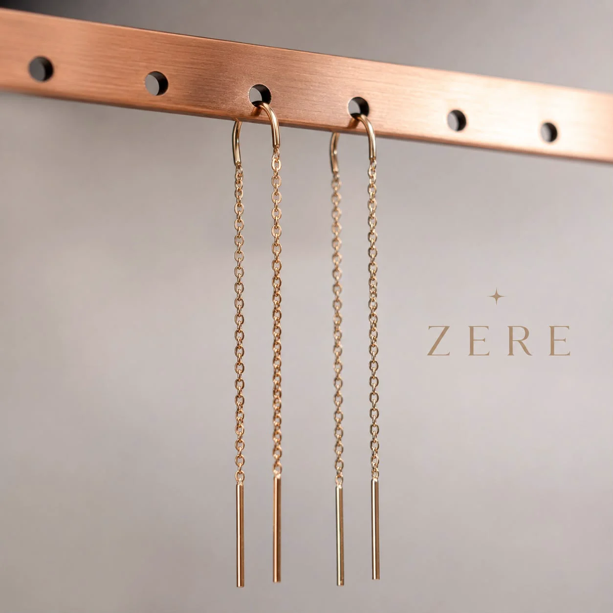 Серьги Zere ZR150711 красное золото 1гр купить,80500