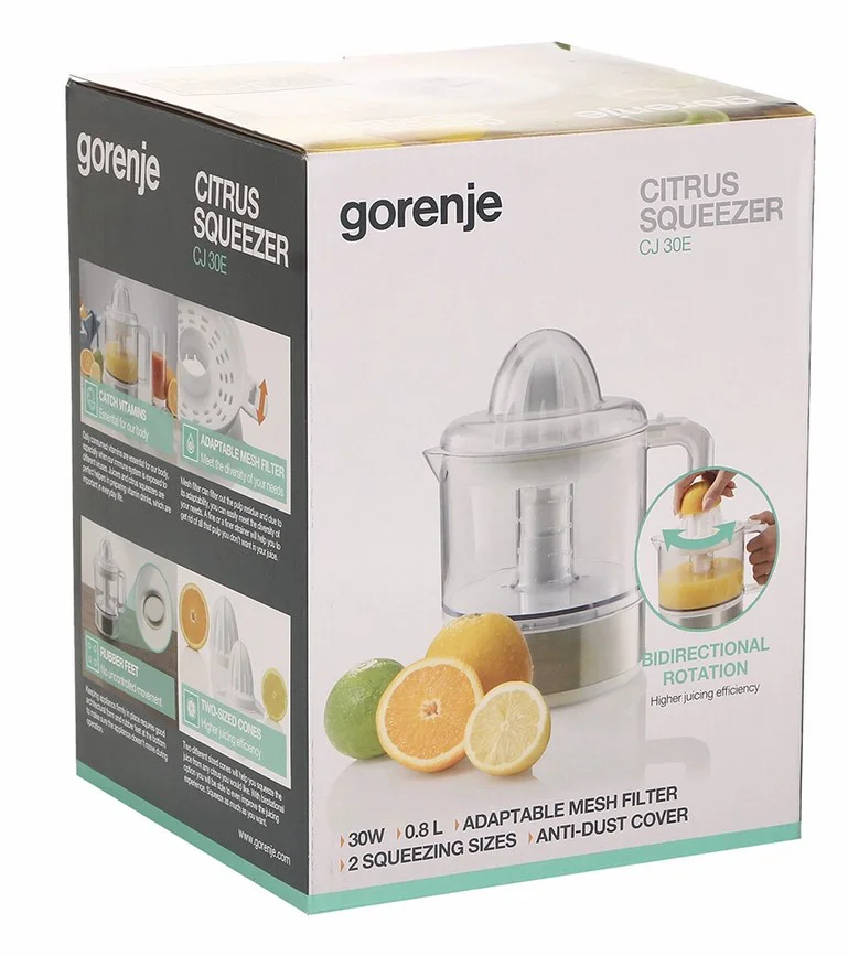 Соковыжималка Gorenje CJ30E белый