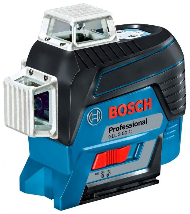 Лазерный нивелир Bosch GLL 3-80 C AA + BT 150 L-Boxx ready 0601063R01 синий купить,287100