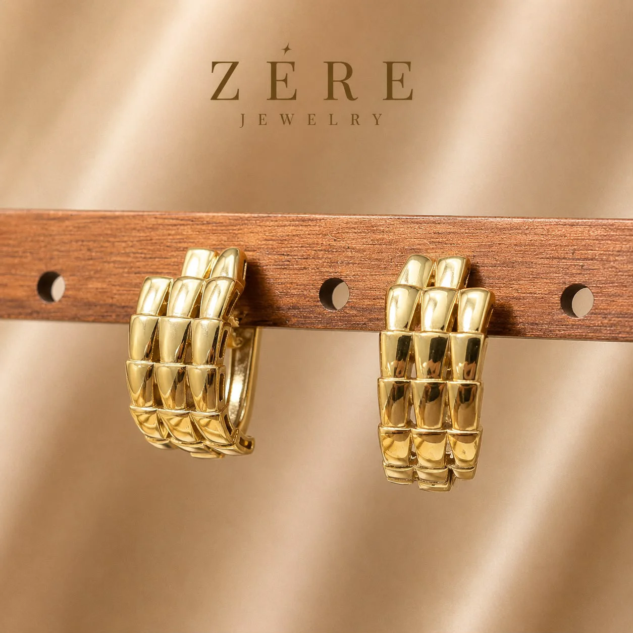 Серьги Zere ZR150728 жёлтое золото 3.77гр купить,313450