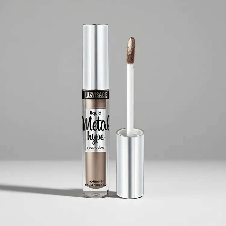 LUXVISAGE тени жидкие Metal hype 14 Дымчатый Кварц купить,NaN