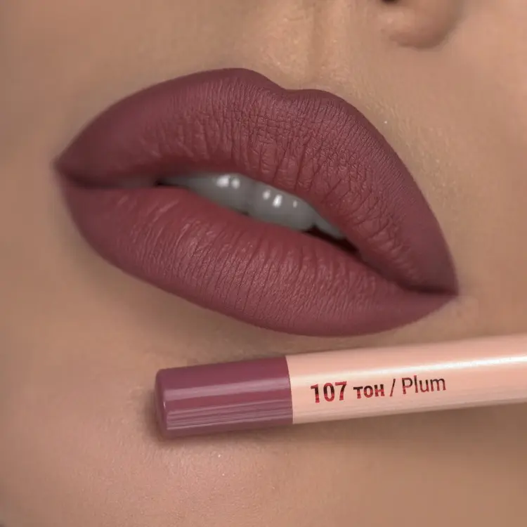 Belor design INTELLECT 107 Plum Гелевый cтойкий карандаш для губ карандаш 107 сливовый купить,NaN