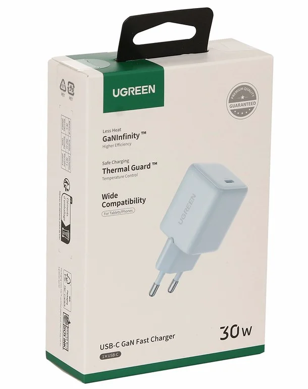 Зарядное устройство Ugreen X513 65010 30W Blue купить,4290