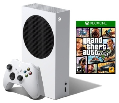 Игровая приставка Microsoft Xbox Series S White + GTA 5