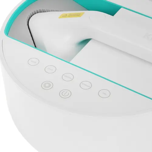 Отпариватель Kitfort КТ-9110-3 бело-бирюзовый - ForteMarket Отпариватель Kitfort КТ-9110-3 бело-бирюзовый купить,0