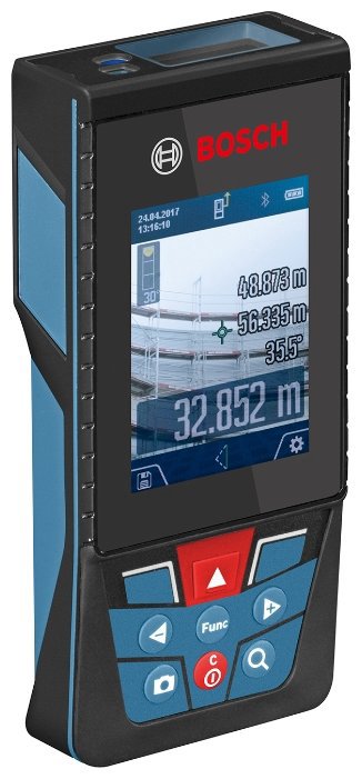 Лазерный дальномер Bosch GLM 120 C 0601072F00 синий купить,NaN