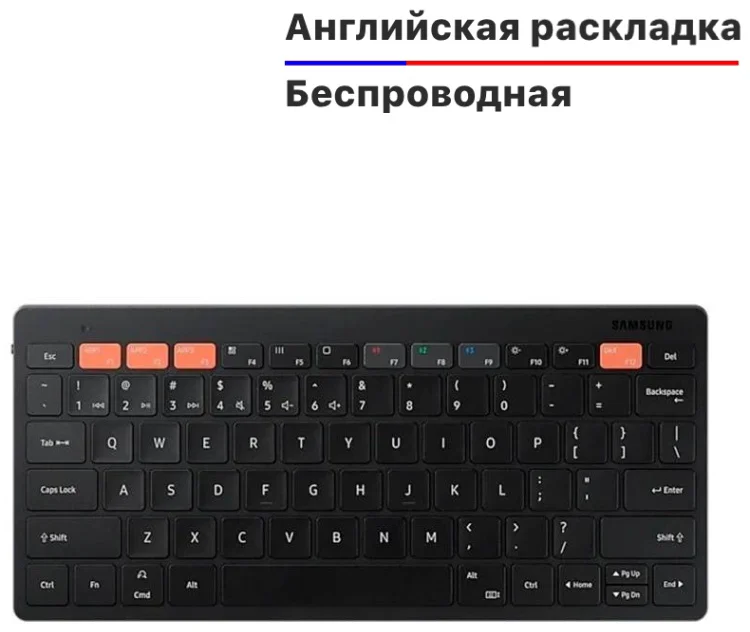 Клавиатура Samsung Smart Keyboard Trio 500 EJ-B3400BBRGRU черный