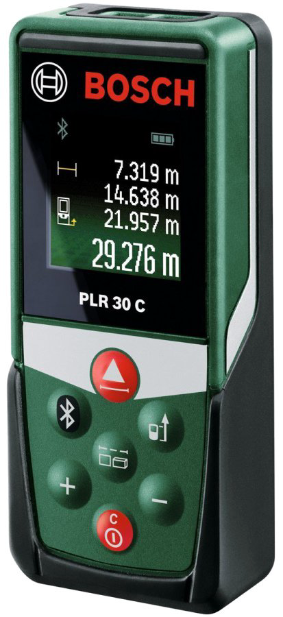 Лазерный дальномер Bosch PLR 30 C 0603672120 зеленый купить,NaN