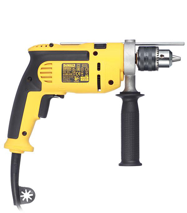 Дрель DeWalt DWD024S-CCRU черный-желтый купить,NaN