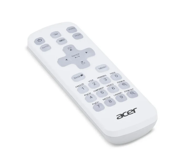 Дистанционное управление Acer/JB2/Remote Controller 25 keys, white, enter, Backlight stand-alone package