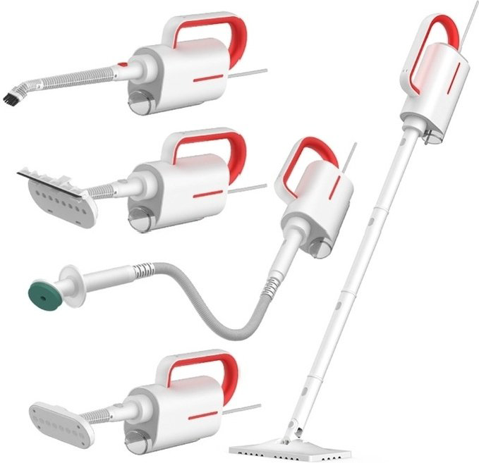 Пароочиститель Deerma Multifunctional Steamer ZQ610 белый купить,35990