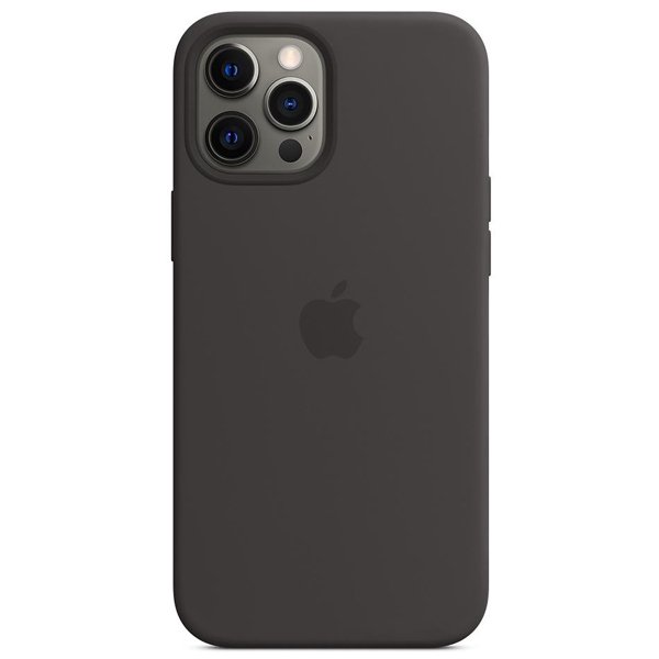 Чехол A-Case Silicon Case для iPhone 12 Pro Max черный