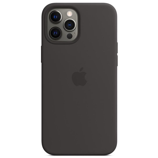 Чехол A-Case Silicon Case для iPhone 12 Pro Max черный