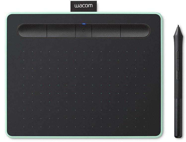 Графический планшет Wacom Intuos Medium Bluetooth CTL-6100WLE-N зеленый