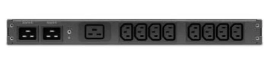 Источник бесперебойного питания APC NetShelter Rack Automatic Transfer Switch 1U 16A 230V 2 C20 IN 8 C13 1 C19 OUT 50/60Hz купить,NaN