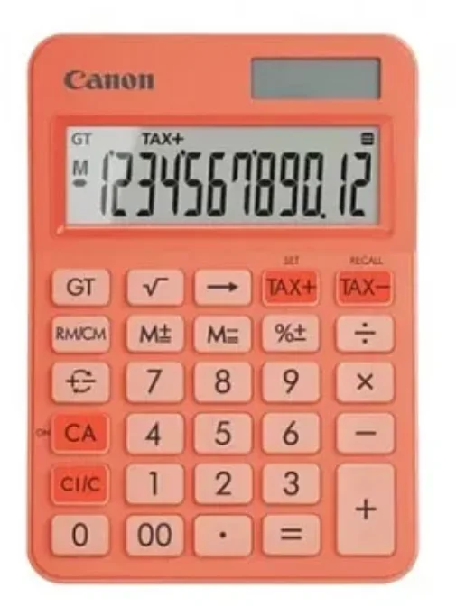 Калькулятор Canon KS-125KB RG EMEA оранжевый купить,NaN