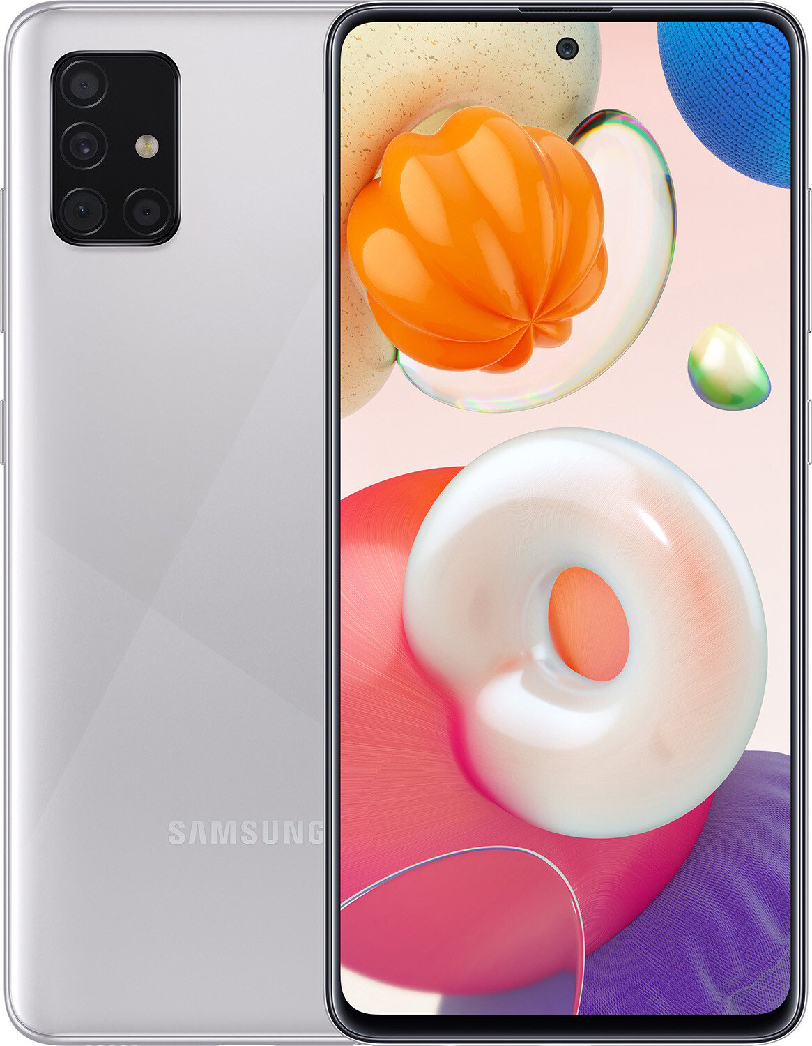Смартфон Samsung Galaxy A51 64Gb Metallic Silver купить,NaN