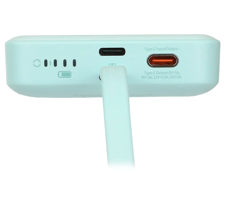 Power Bank Baseus Magnetic Mini Wireless PPCXM10T P1002210B333-00 10000 mAh Peppermint Blue 