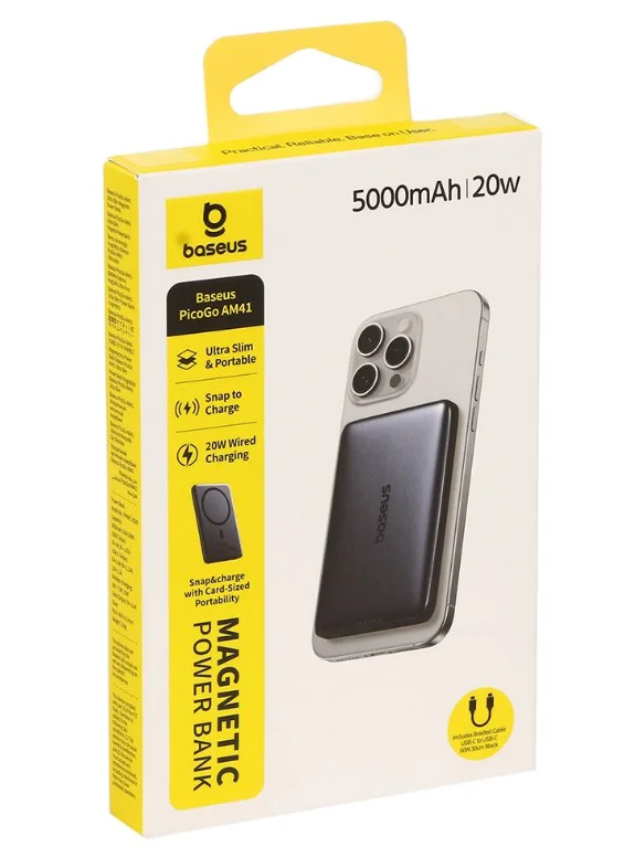 Power Bank Baseus PicoGo AM41 Ultra-Slim PPKPC-0520 E0026700 5000 mAh Cosmic Black - ForteMarket Power Bank Baseus PicoGo AM41 Ultra-Slim PPKPC-0520 E0026700 5000 mAh Cosmic Black купить,21990