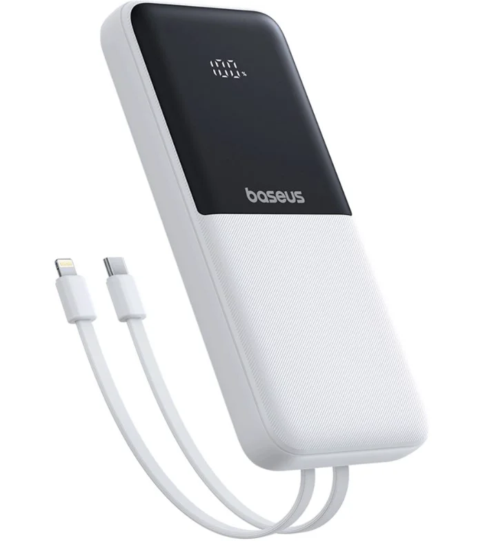 Power bank Baseus Lipow Digital Display PPJP311 P10079101213-00 10000 mAh Moon White