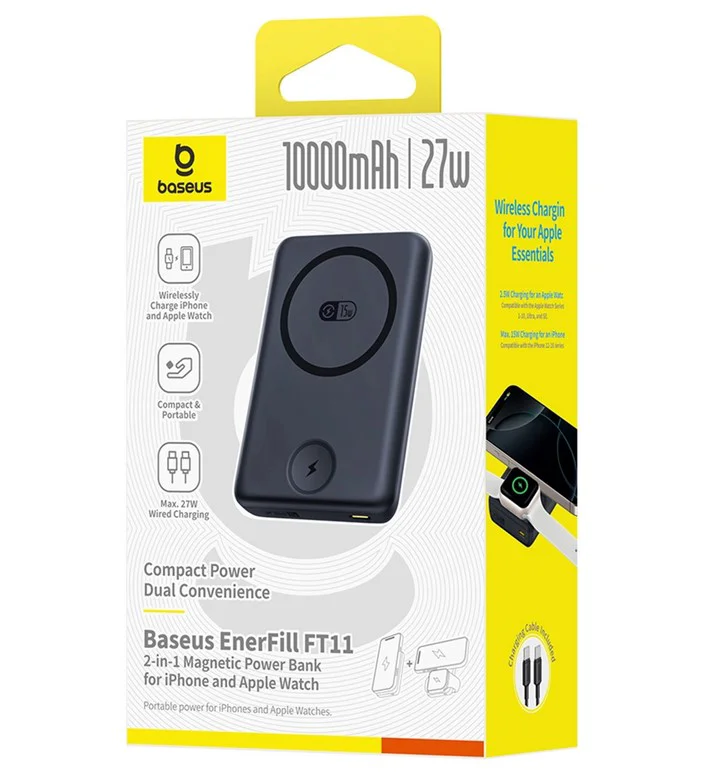Power Bank Baseus EnerFill FT11 PPCX2-1027W P1008210G123-00 10000 mAh Cosmic Black 