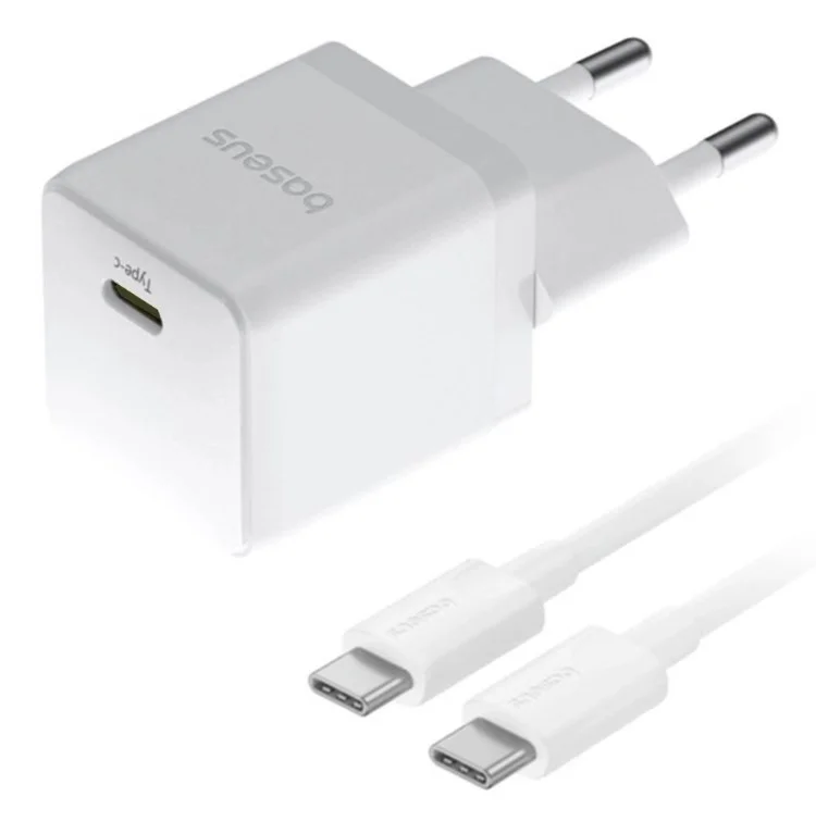 Зарядное устройство Baseus Palm 1C 30W + кабель USB Type-C CCZC30CE  P10111605213-01 Moon White купить,NaN