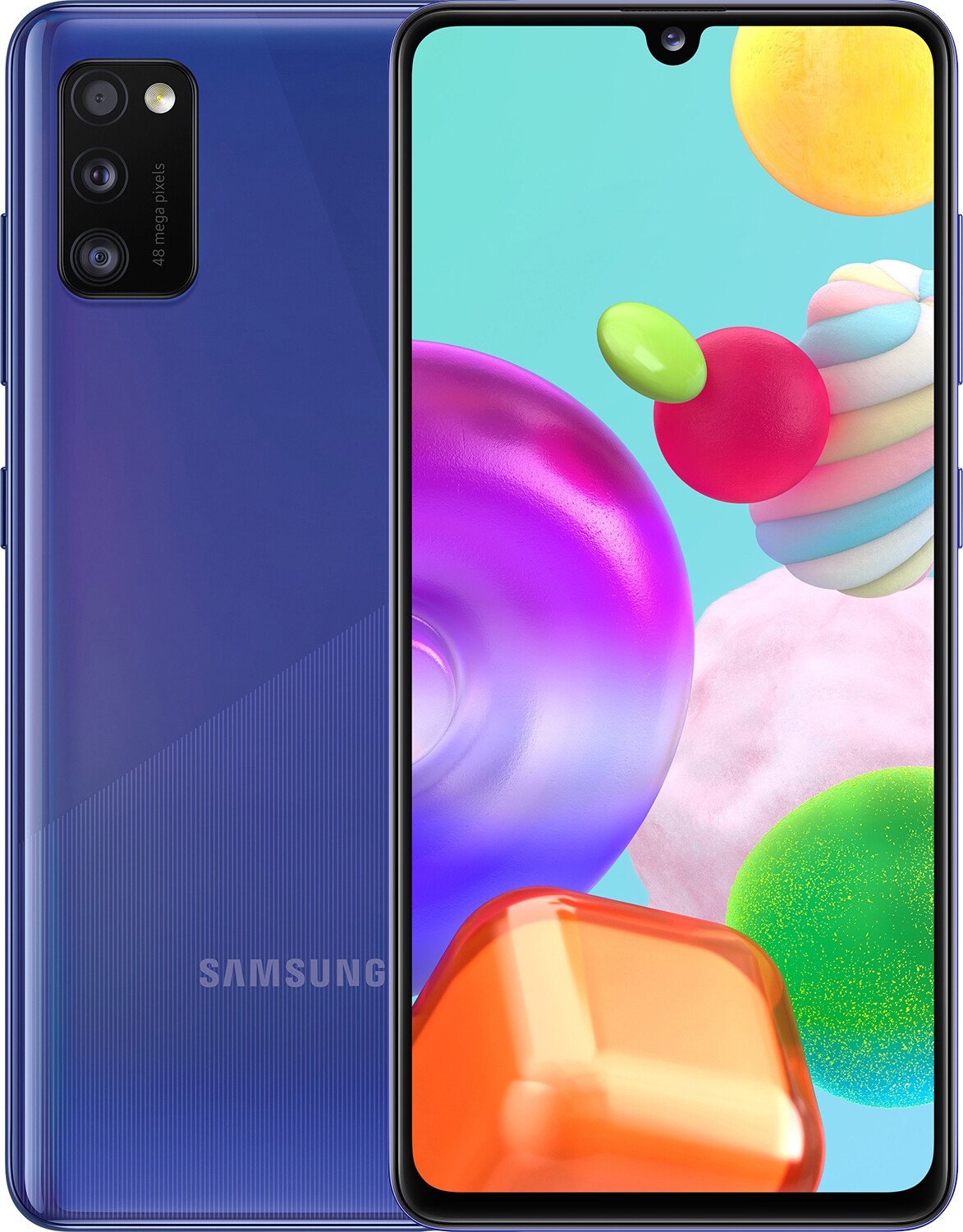 Смартфон Samsung Galaxy A41 64Gb Blue купить,NaN