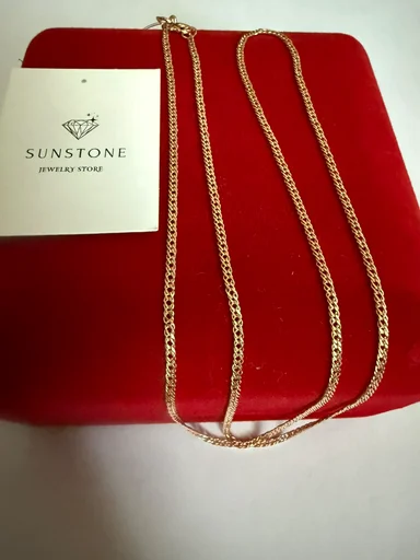Цепь Sunstone S783 красное золото 1.5гр 55см 
