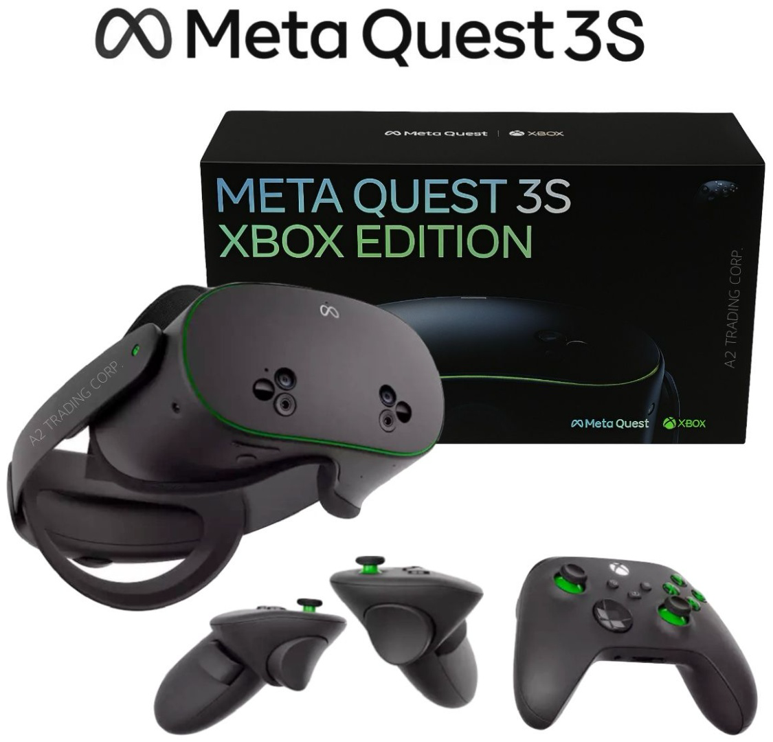 Очки виртуальной реальности Meta Quest 3S Xbox Edition 128Gb Carbon Black - ForteMarket Очки виртуальной реальности Meta Quest 3S Xbox Edition 128Gb Carbon Black купить,0