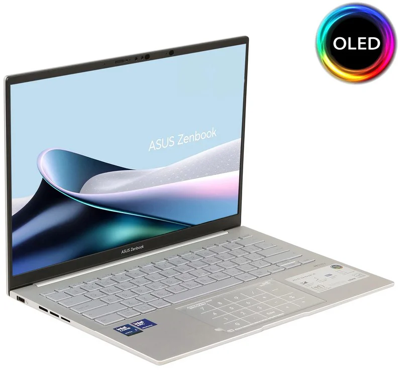 Ультрабук Asus Zenbook 14 UX3405CA-QD1373 OLED 90NB14W2-M020S0 14" Silver