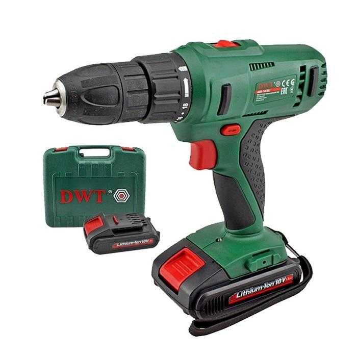Дрель DWT ABS-24 BLI-2 BMC зеленая купить,0