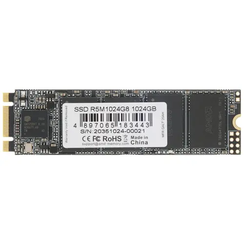 SSD накопитель AMD Radeon R5 SATA R5M1024G8 1024Gb