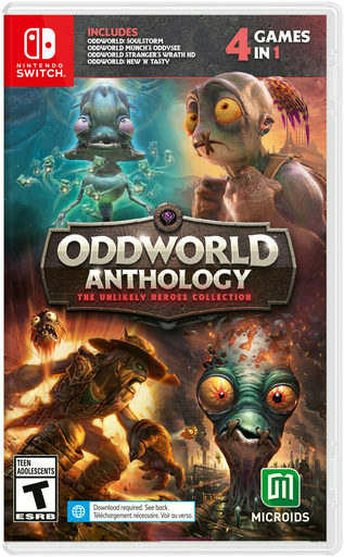 Видеоигра Nintendo Oddworld Anthology The Unlikely Heroes Collection NS
