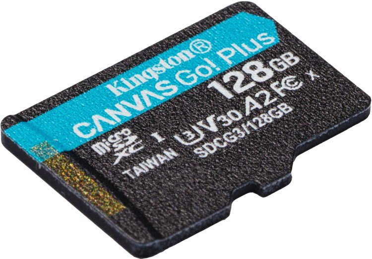 Карта памяти Kingston Class 10 SDCS2/128GB + адаптер