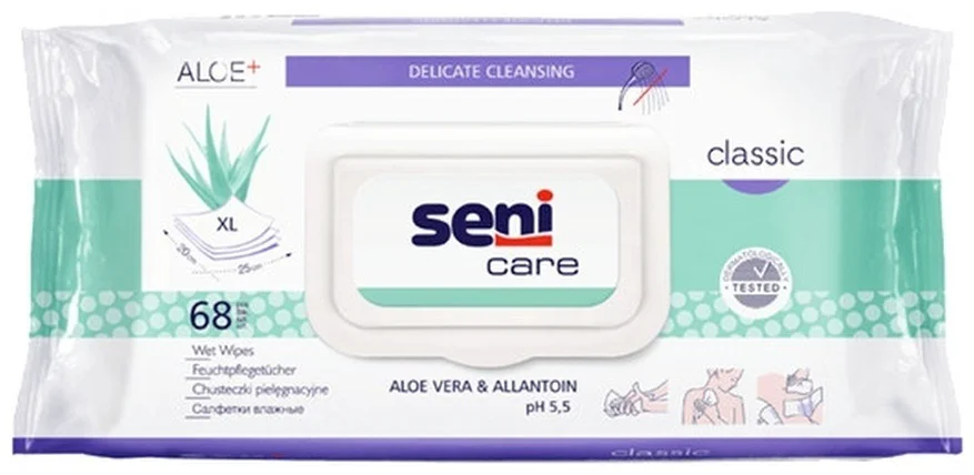 Влажные салфетки Seni Aloe Vera & Allantonion 68 шт - ForteMarket Влажные салфетки Seni Aloe Vera & Allantonion 68 шт купить,NaN