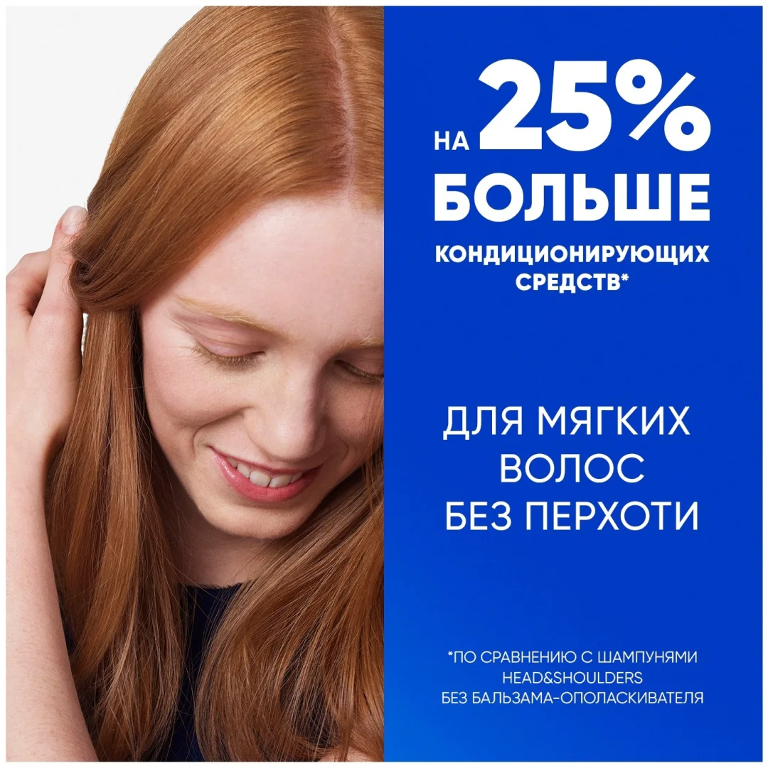 Шампунь-бальзам Head&Shoulders против перхоти гладкие и шелковистые 360 мл купить,NaN