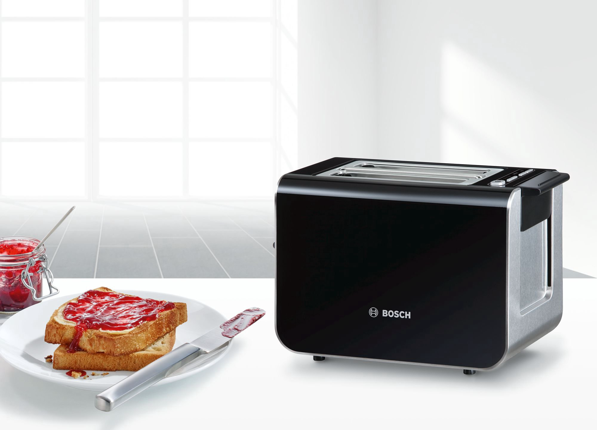 Тостер Bosch TAT8613 черный купить,NaN